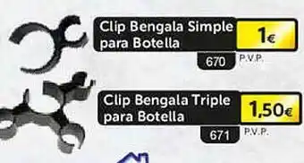 Petardos CM Clip bengala simple para botella clip bengala triple para botella oferta