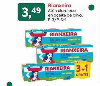Suma Supermercados Rianxeira atún claro eco en aceite de oliva oferta