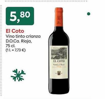 Suma Supermercados El coto vino tinto crianza d.o.ca. rioja oferta