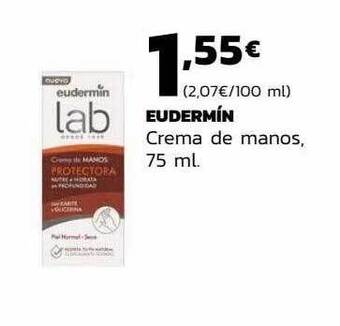 Supermercados Lupa Eudermín crema de manos oferta
