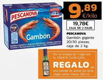 Supermercados Lupa Pescanova gambón gigante 30-20 piezas oferta