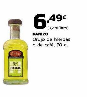Supermercados Lupa Panizo orujo de hierbas o de café oferta