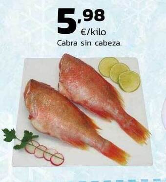 Supermercados Lupa Cabra sin cabeza oferta