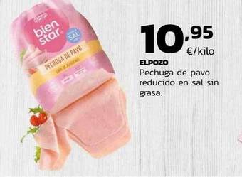Supermercados Lupa Elpozo pechuga de pavo reducido en sal sin grasa oferta