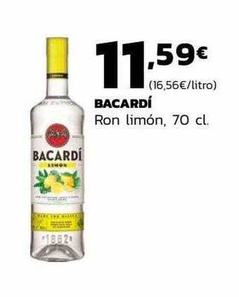 Supermercados Lupa Bacardí ron limón oferta