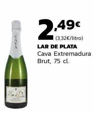 Supermercados Lupa Lar de plata cava extremadura brut oferta