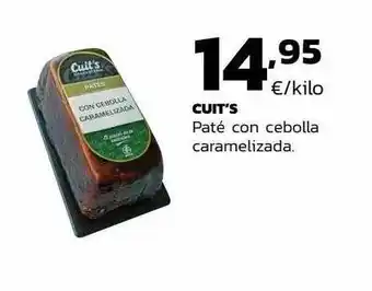 Supermercados Lupa Cuit's paté con cebolla caramelizada oferta