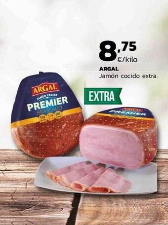 Supermercados Lupa Argal jamón cocido extra oferta