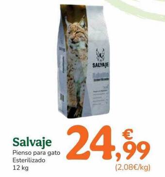 TiendAnimal Salvaje pienso para gato esterilizado oferta