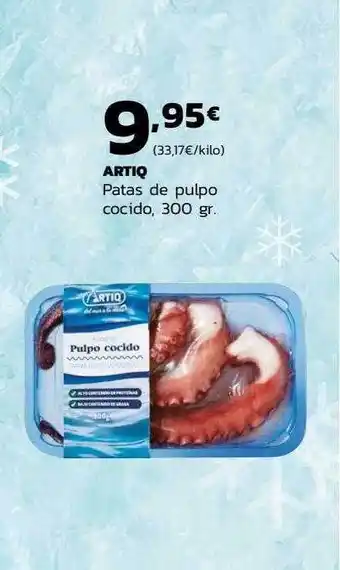 Supermercados Lupa Artiq patas de pulpo cocido oferta