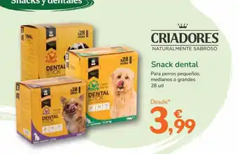 TiendAnimal Criadores snack dental para perros oferta