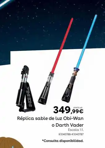 ToysRus Réplica sable de luz obi-wan o darth vader oferta
