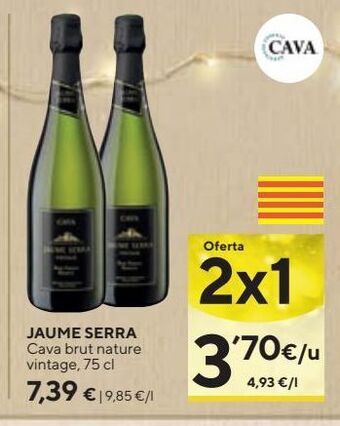 Caprabo Cava brut nature jaume serra oferta