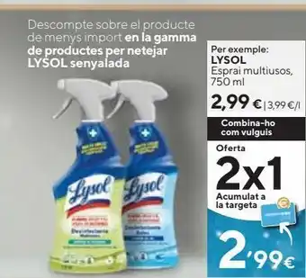 Caprabo Productos de limpieza oferta