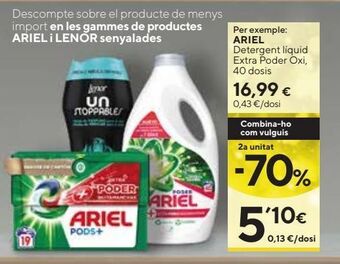 Caprabo Detergente líquido ariel oferta