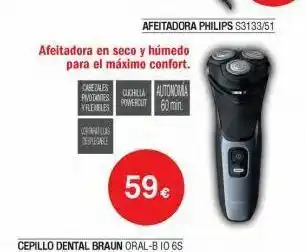 Milar Afeitadora en seco y húmedo para el máximo confort. corapatillas desplegable cabedales cuchilla autonoma pomercut 60 min. oferta