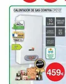Low nox res fácil instalacion tempo regalo calentador de gas cointra cpe10t 10 tecnologia litros merter quemad ref