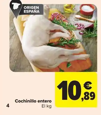 Carrefour Cochinillo entero oferta