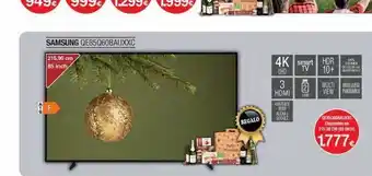 Milar A samsung qe85q60bauxxc 215,90 cm 85 inch regalo 3 hdmi 4k smart hdr tv uhd 10+ asistente bixe alexay google 2 u oferta