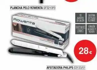 Milar Plancha pelo rowenta sf3210f0 rowenta optilise afeitadora philips s3133/51 10 alistes decalor flotante revestiment func oferta