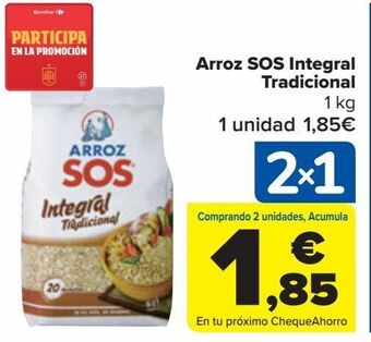 Carrefour Arroz sos integral tradicional oferta