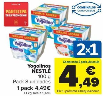 Carrefour Yogolino nestlé oferta