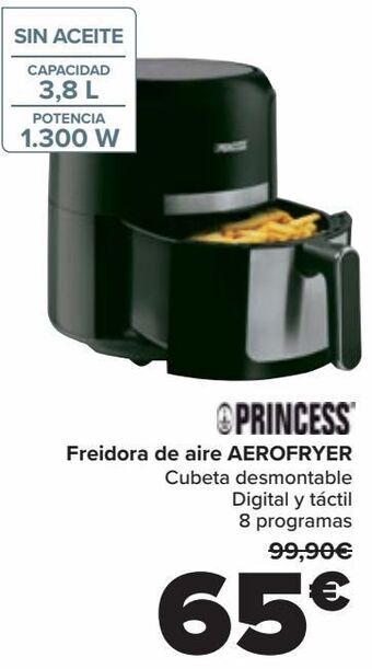 Carrefour Princess freidora de aire aerofryer oferta