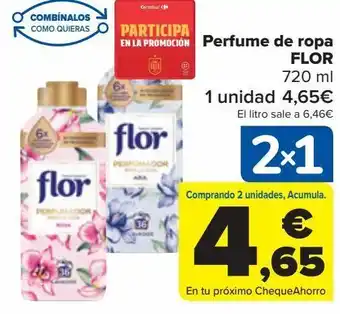 Carrefour Perfume de ropa flor oferta
