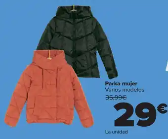 Carrefour Parka mujer oferta