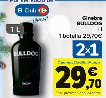 Carrefour Ginebra bulldog oferta