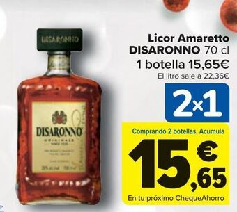 Carrefour Licor amaretto disaronno oferta