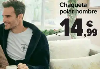 Carrefour Chaqueta polar hombre oferta