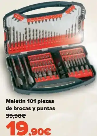 Carrefour Maletín 101 piezas de brocas y puntas oferta