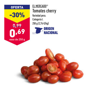 ALDI El Mercado Tomates cherry 250g oferta