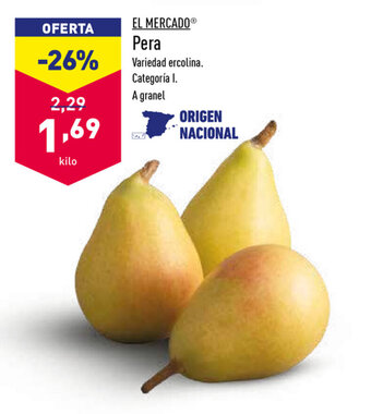 ALDI El Mercado Pera oferta