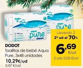 Autoservicios Familia Toallitas húmedas para bebé dodot oferta