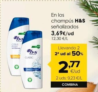 Autoservicios Familia Champú h&s oferta