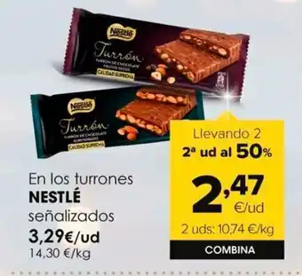 Autoservicios Familia Turrón nestlé oferta