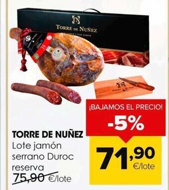 Autoservicios Familia Jamón serrano torre de núñez oferta