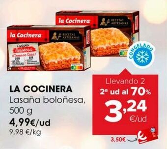 Autoservicios Familia Lasaña boloñesa la cocinera oferta