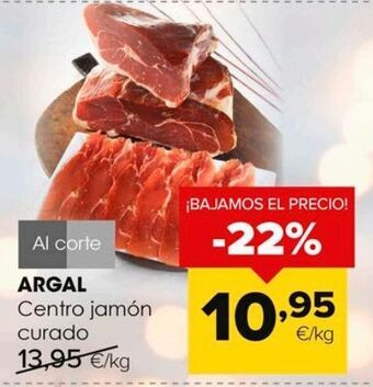 Autoservicios Familia Centro de jamón argal oferta