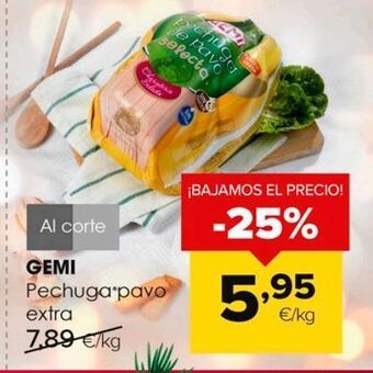 Autoservicios Familia Pechuga de pavo gemi oferta