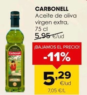 Autoservicios Familia Aceite de oliva virgen extra carbonell oferta