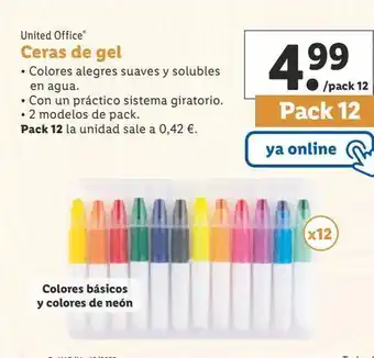 Lidl Ceras united office oferta
