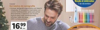 Lidl Aerógrafo crelando oferta