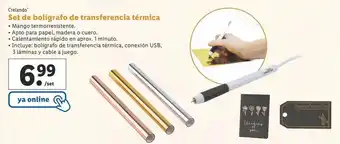 Lidl Bolígrafos crelando oferta