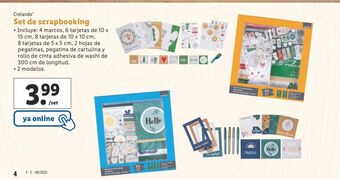 Lidl Manualidades crelando oferta