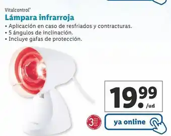 Lidl Lámparas vitalcontrol oferta