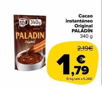 Carrefour Market Cacao instantáneo original paladín oferta