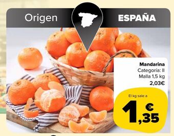 Carrefour Market Mandarina oferta